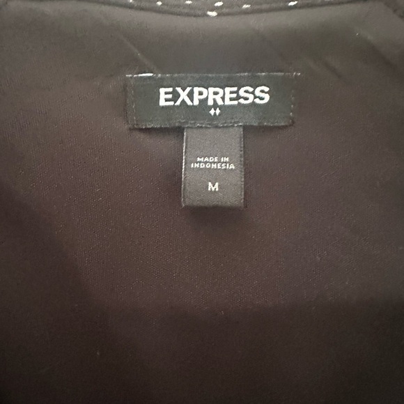 Express Black and White button down Maxi Dress Sz M scandi girls - Picture 2 of 6